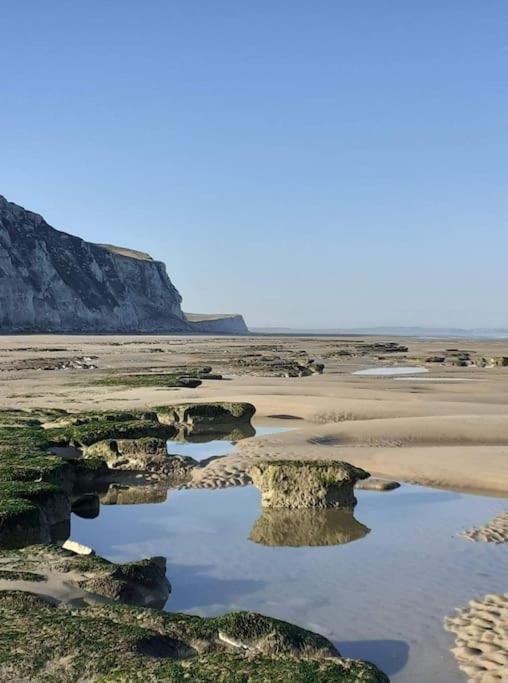 "La Cabane Du Sentier", Logement Original En Bois Et Sur Pilotis Avec Beau Jardin Et Tres Proche De La Mer Sangatte Eksteriør bilde