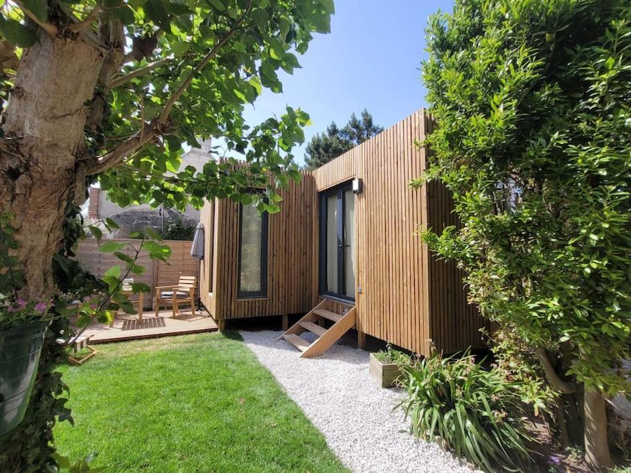 "La Cabane Du Sentier", Logement Original En Bois Et Sur Pilotis Avec Beau Jardin Et Tres Proche De La Mer Sangatte Eksteriør bilde